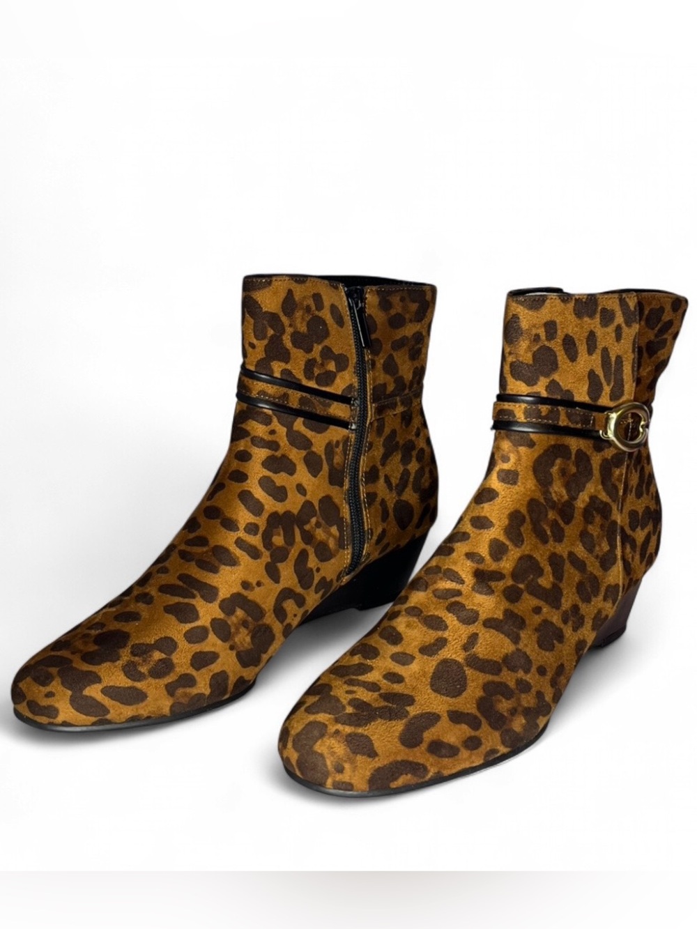 NWOT WOMEN’S SIZE 11 - Saint Laurent West Jodhpur Style Ankle Boot Leopard Print
